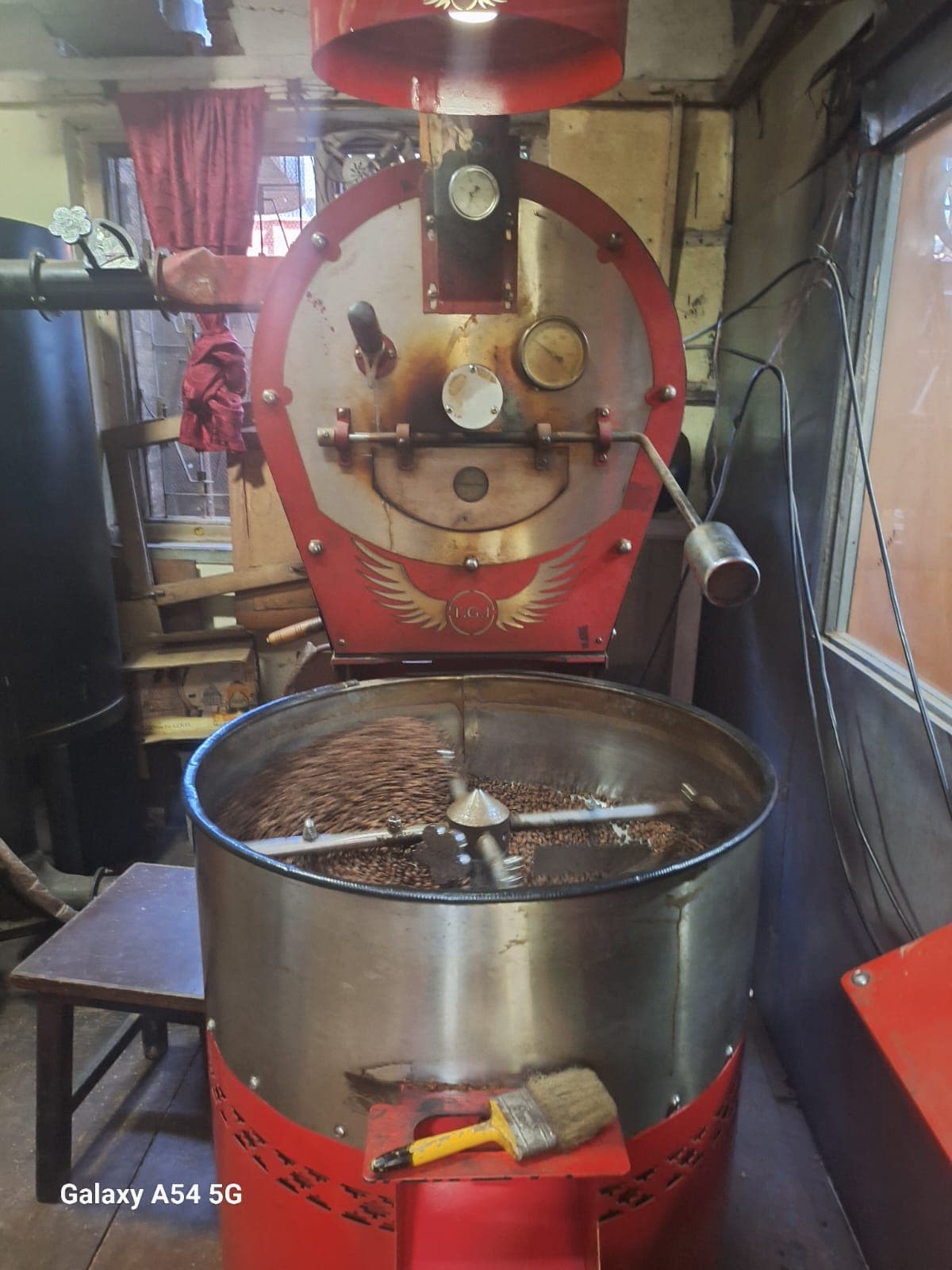 Roasting facility at Everest Coffee Mill, Lazimpat, Kathmandu