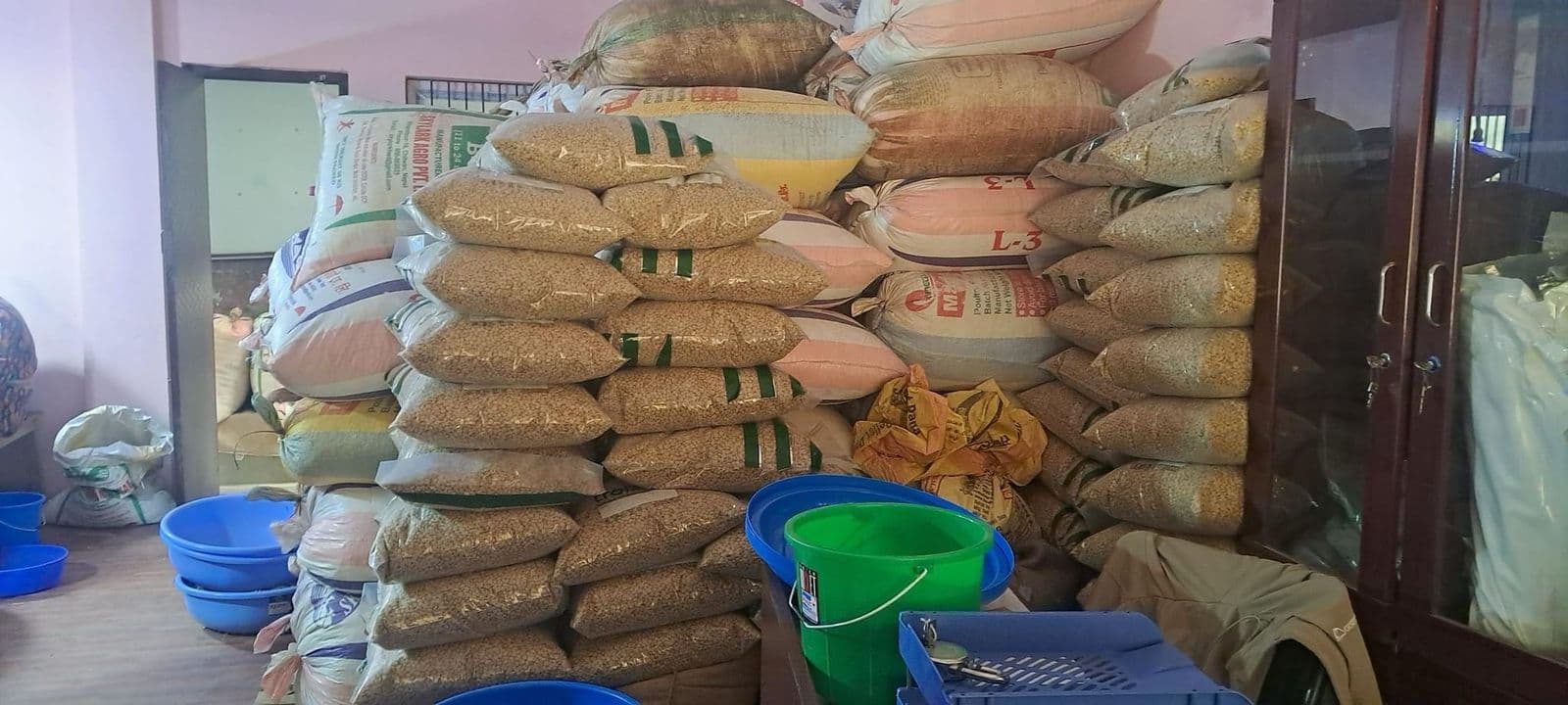 Coffee processing and grading at our Kathmandu facility